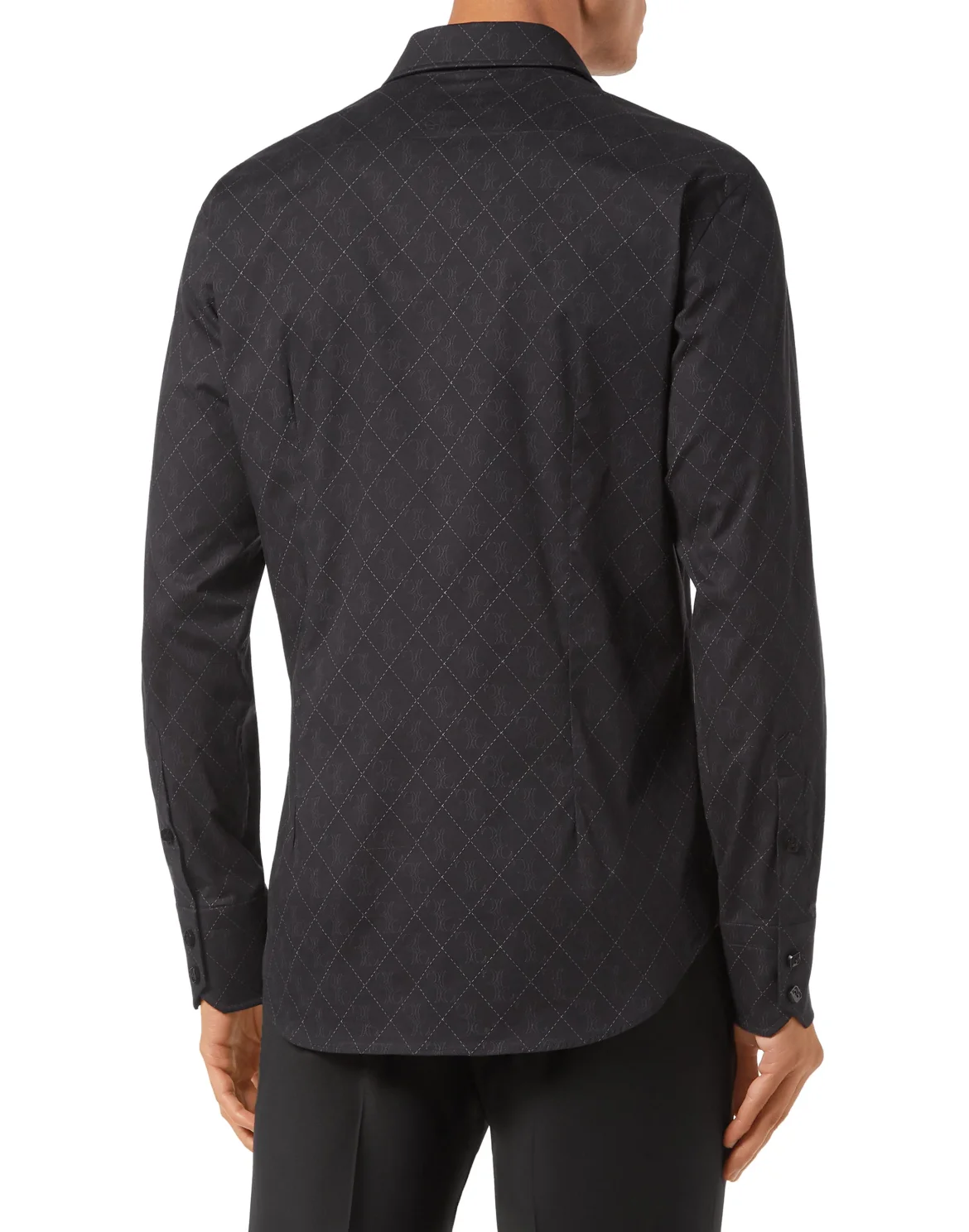 Shirt Slim Fit, цвет: Черный