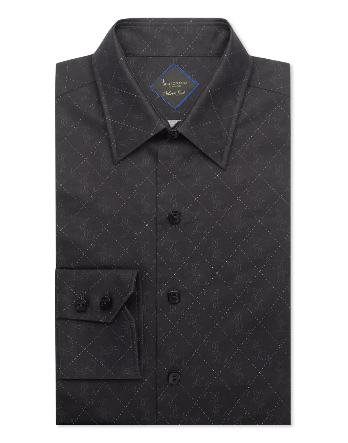 Shirt Slim Fit, цвет: Черный