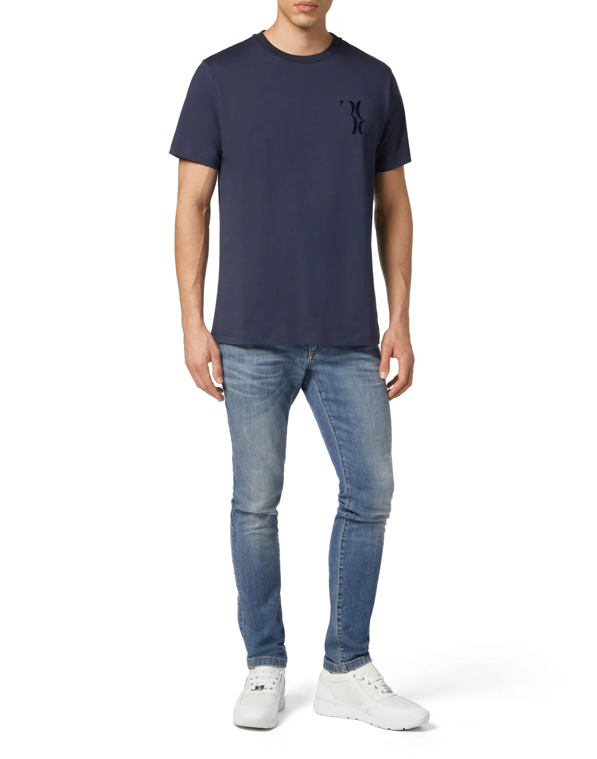 Jersey T-shirt Round Neck SS, цвет: Синий