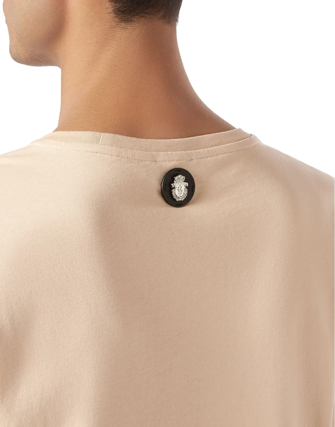 Jersey T-shirt Round Neck SS, цвет: Бежевый