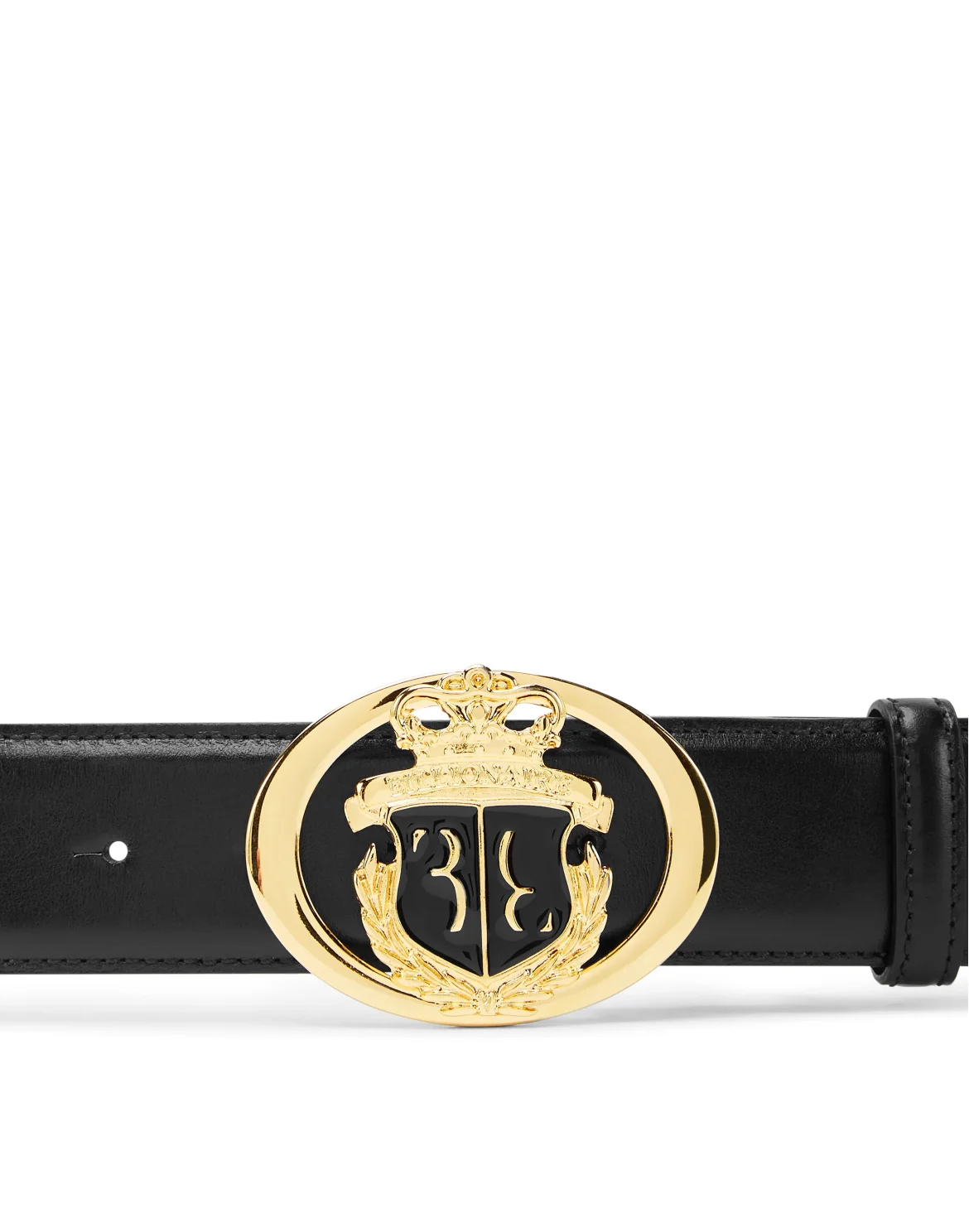 Leather Belt, цвет: Черный