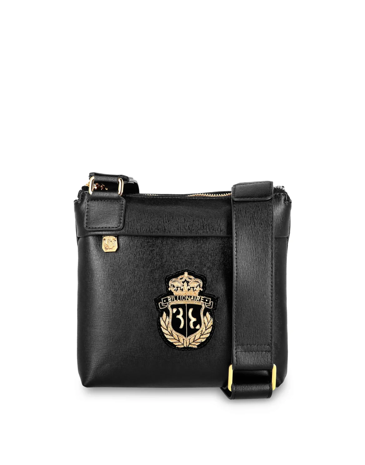 Saffiano Cross Body Bag, цвет: Черный