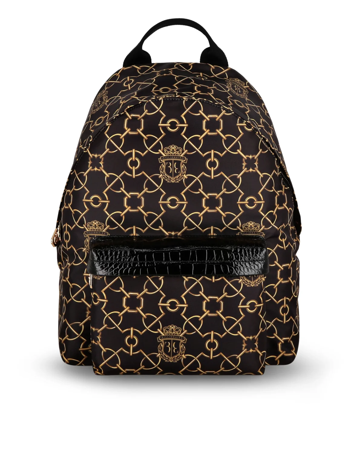 Crocco Printed Nylon Backpack, цвет: Черный