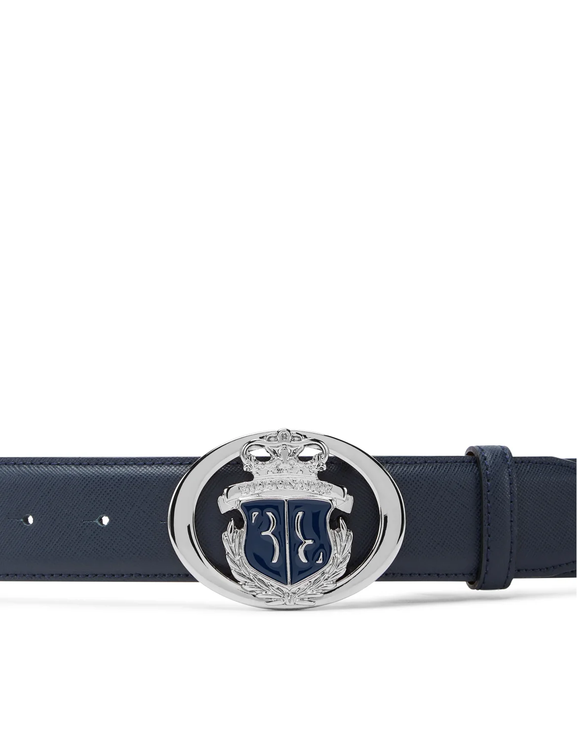 Saffiano Leather Belt, цвет: Синий