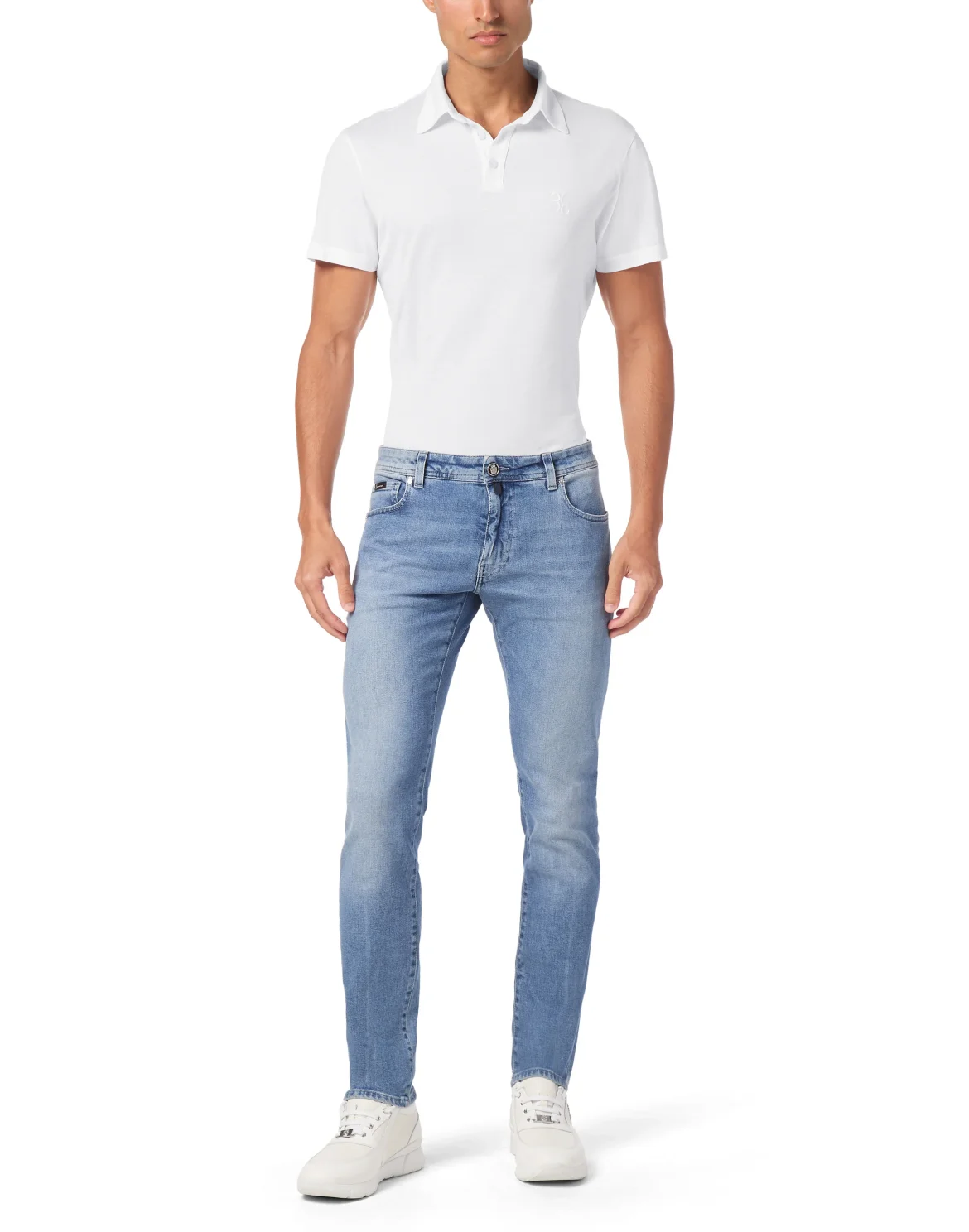 Super Straight Cut Trousers, цвет: Синий