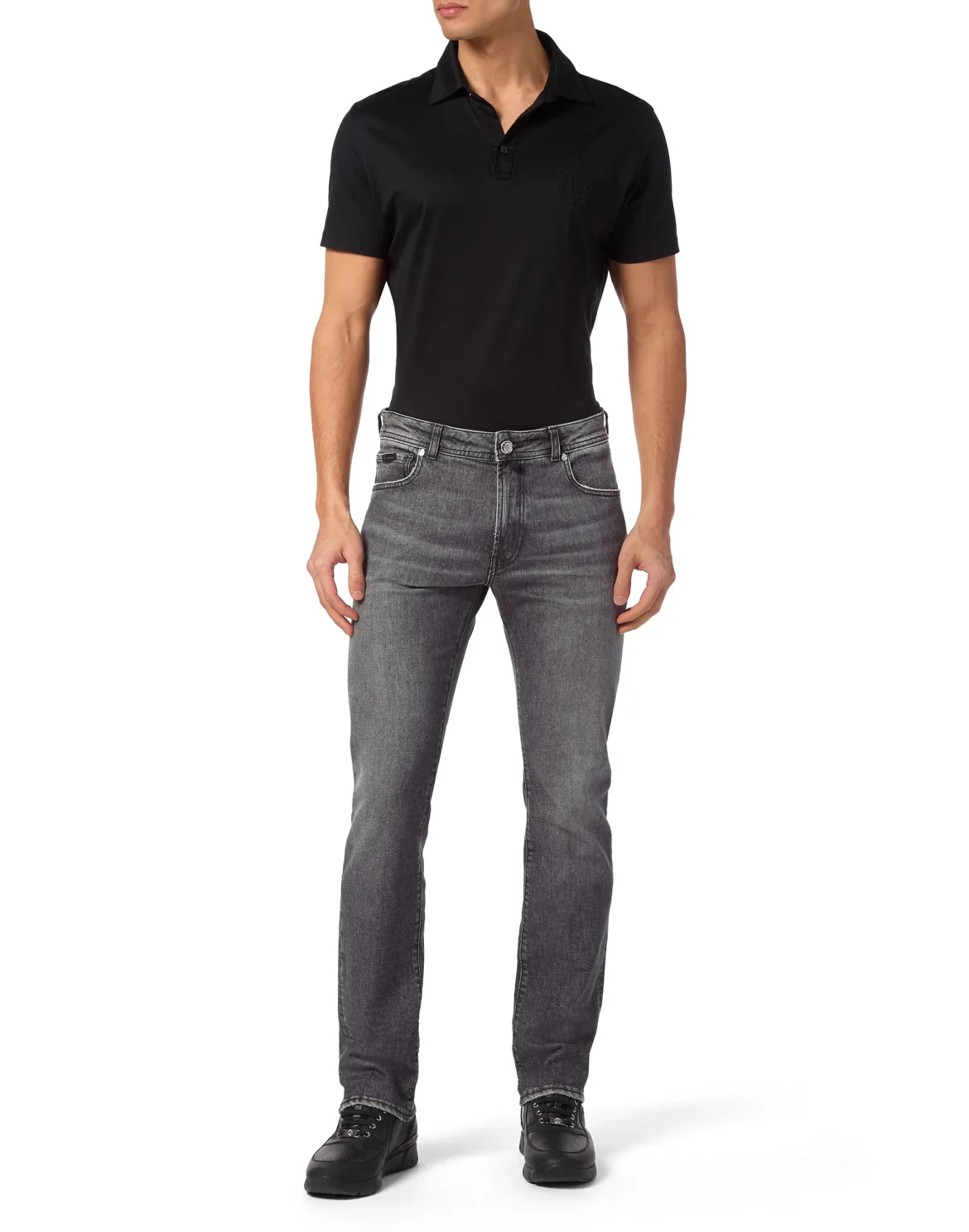 Super Straight Cut Trousers, цвет: Серый