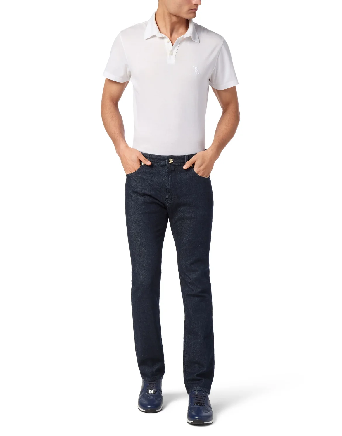 Super Straight Cut Trousers, цвет: Синий