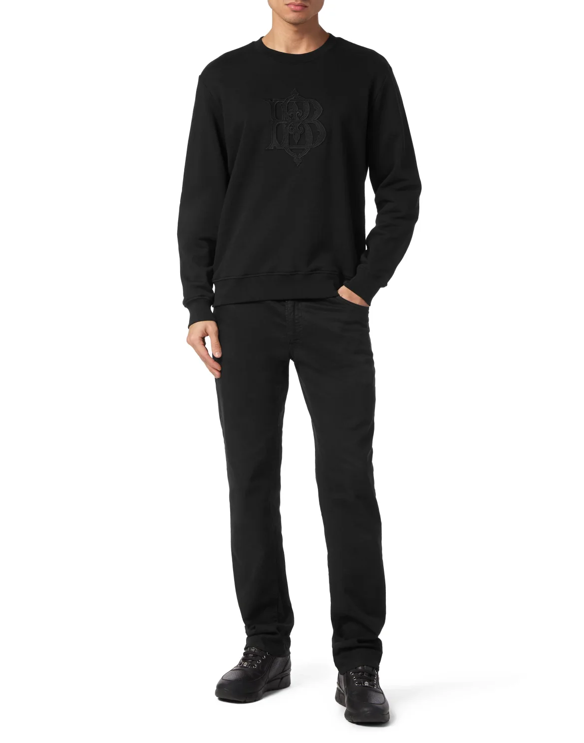 Roundneck Sweatshirt LS, цвет: Черный