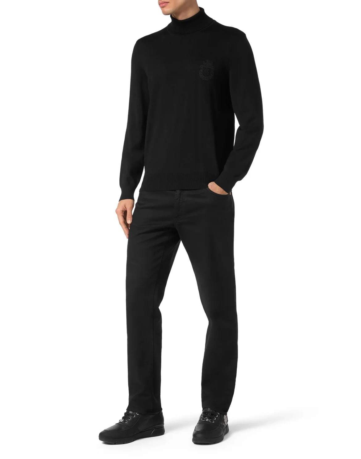 Turtleneck LS, цвет: Черный
