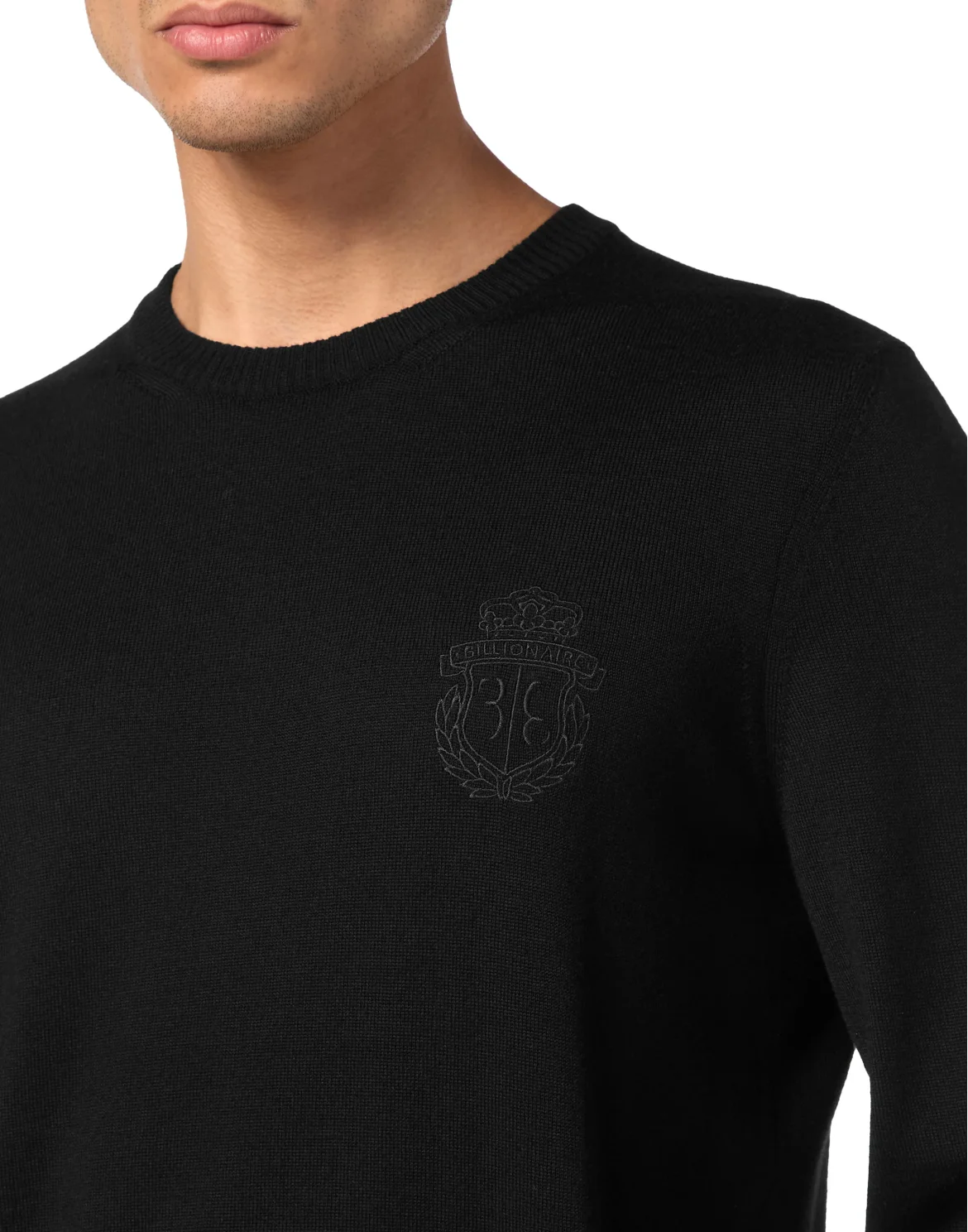Pullover Round Neck LS, цвет: Черный