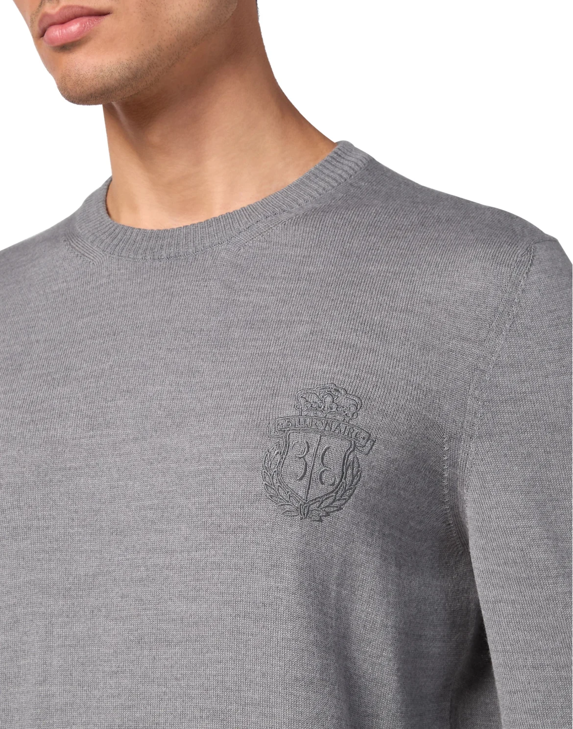 Pullover Round Neck LS, цвет: Серый