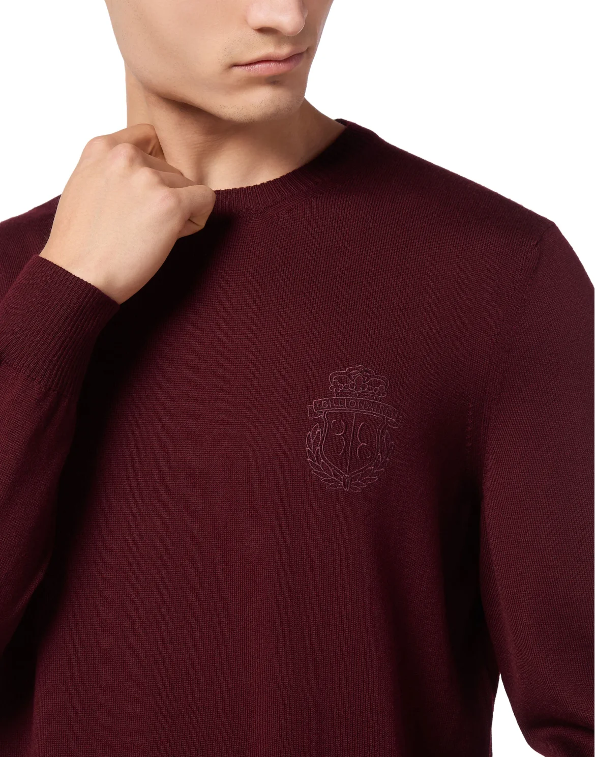 Pullover Round Neck LS, цвет: Красный