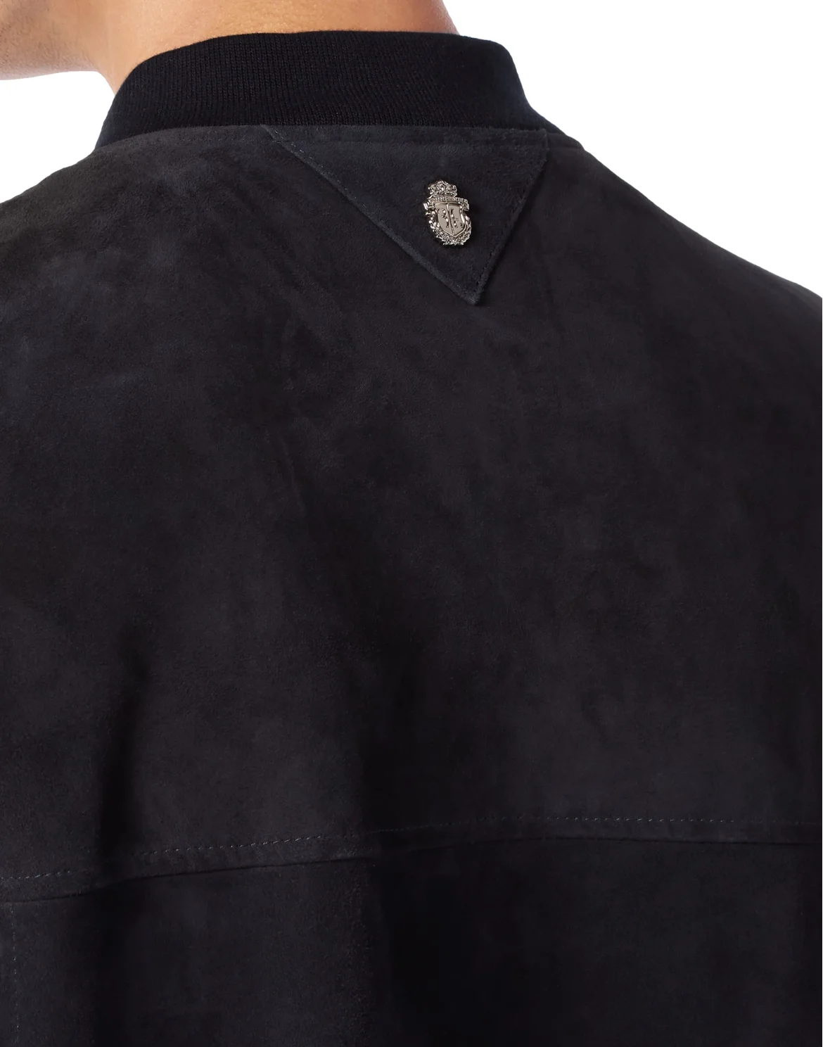Leather Bomber, цвет: Синий