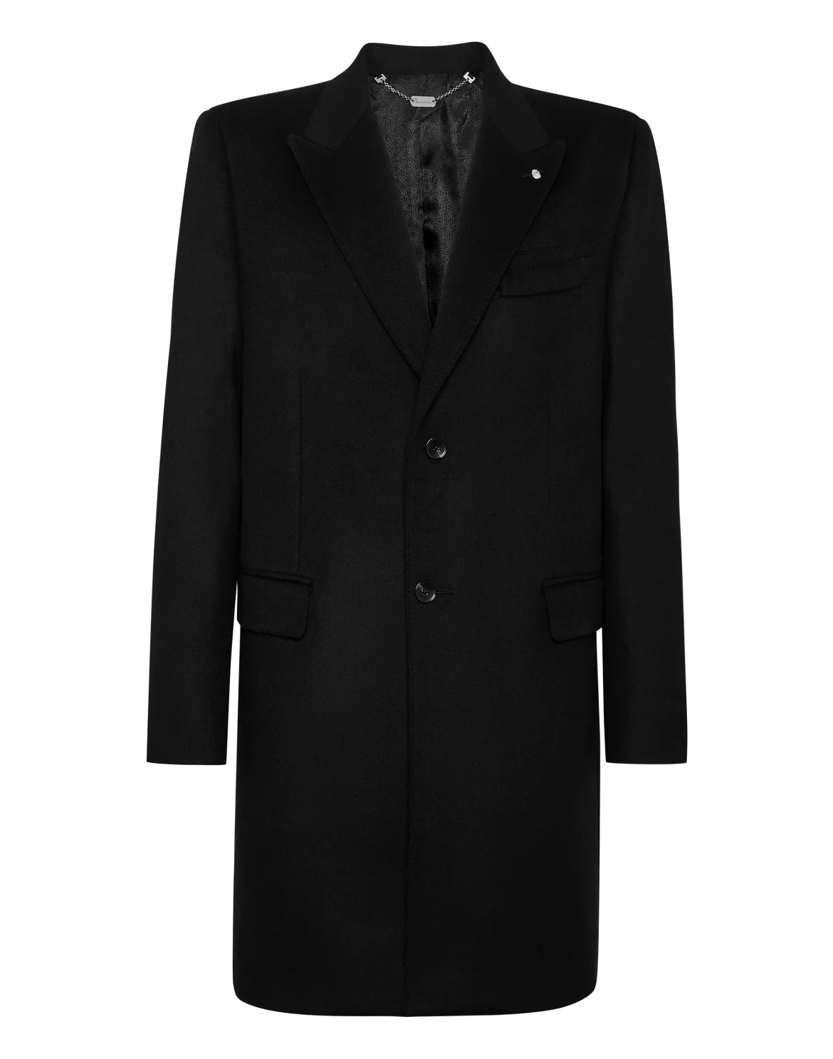 Wool Coat Long, цвет: Черный
