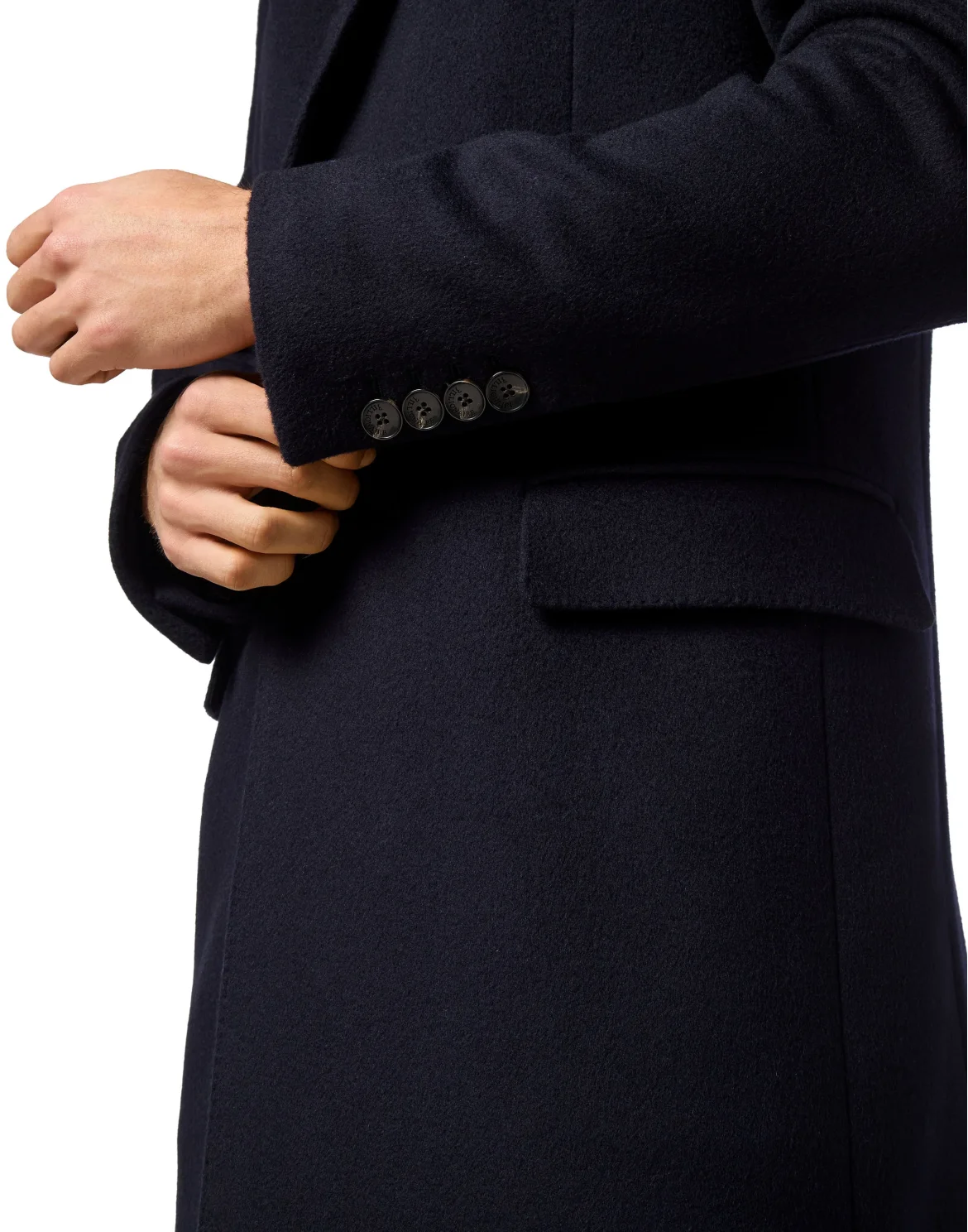 Wool Coat Long, цвет: Синий