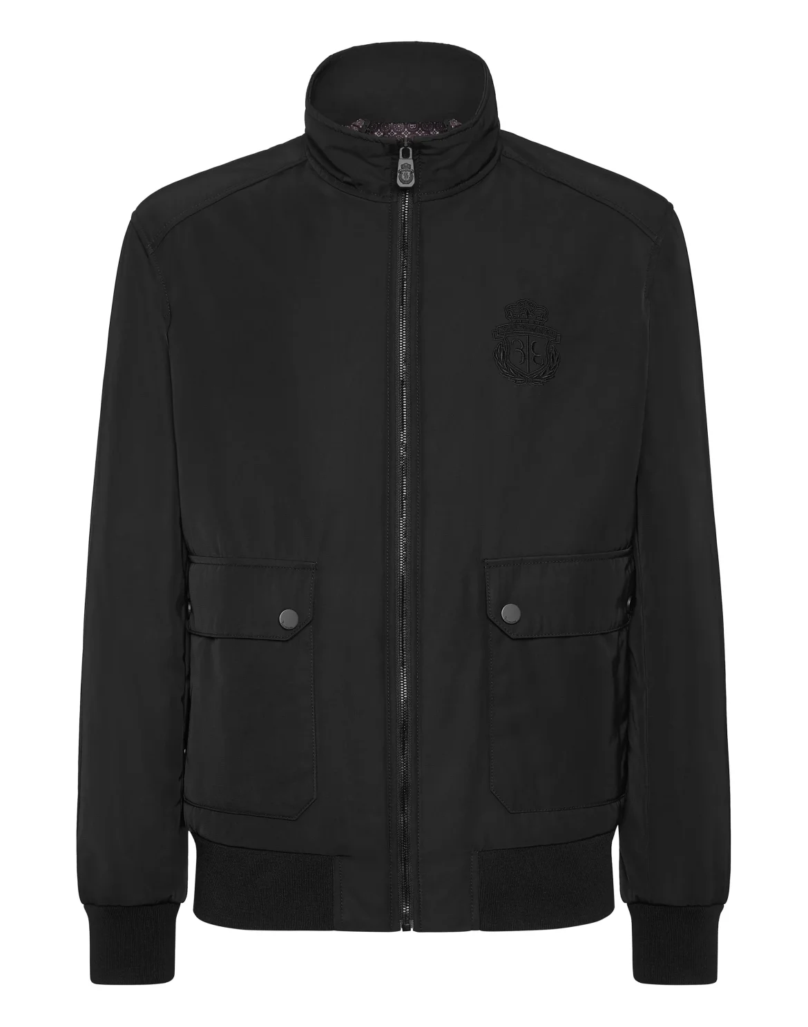 Nylon Windbreaker, цвет: Черный