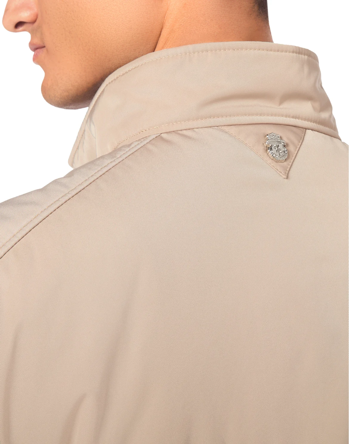 Nylon Windbreaker, цвет: Бежевый