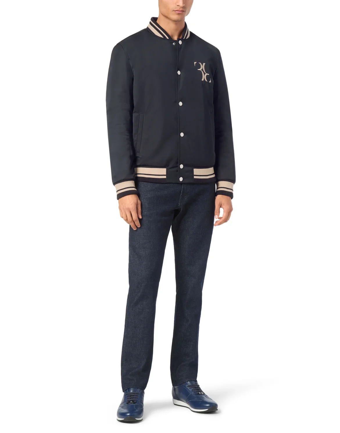 Nylon Bomber, цвет: Синий