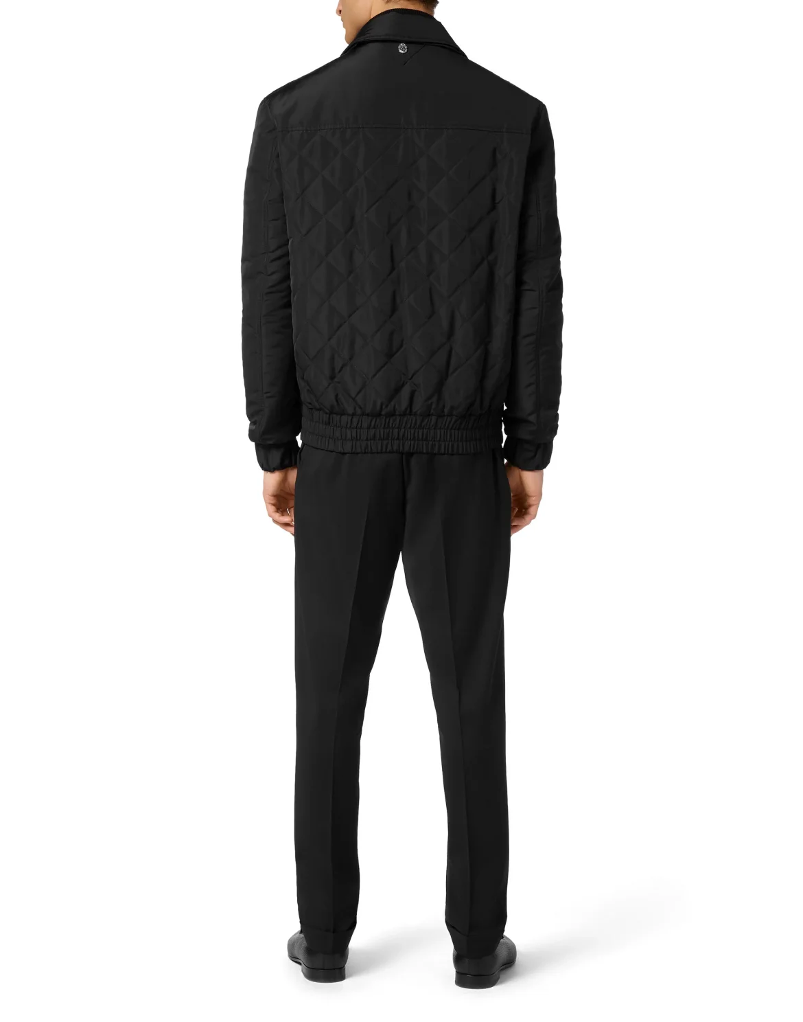 Nylon Quilted Jacket, цвет: Черный