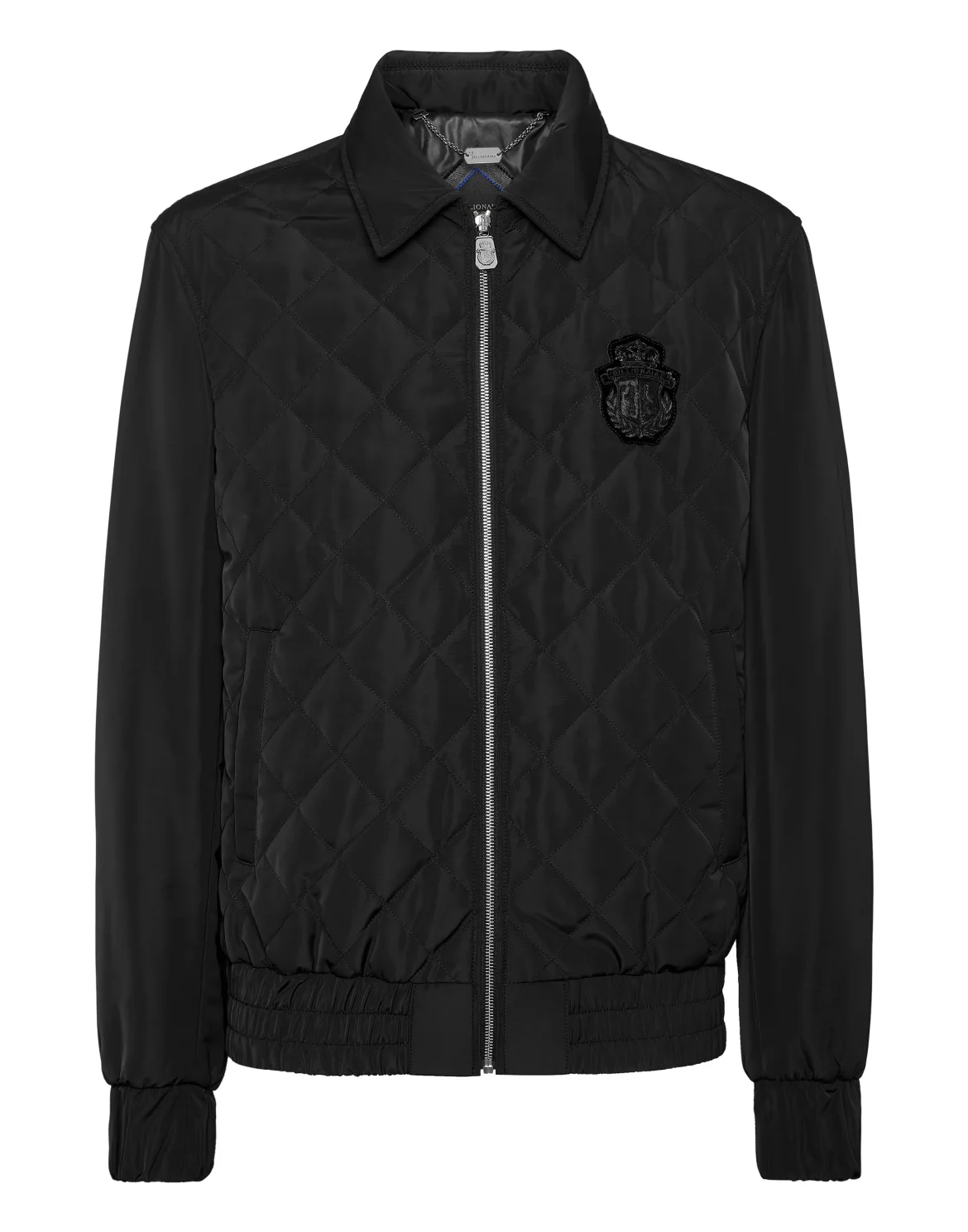 Nylon Quilted Jacket, цвет: Черный