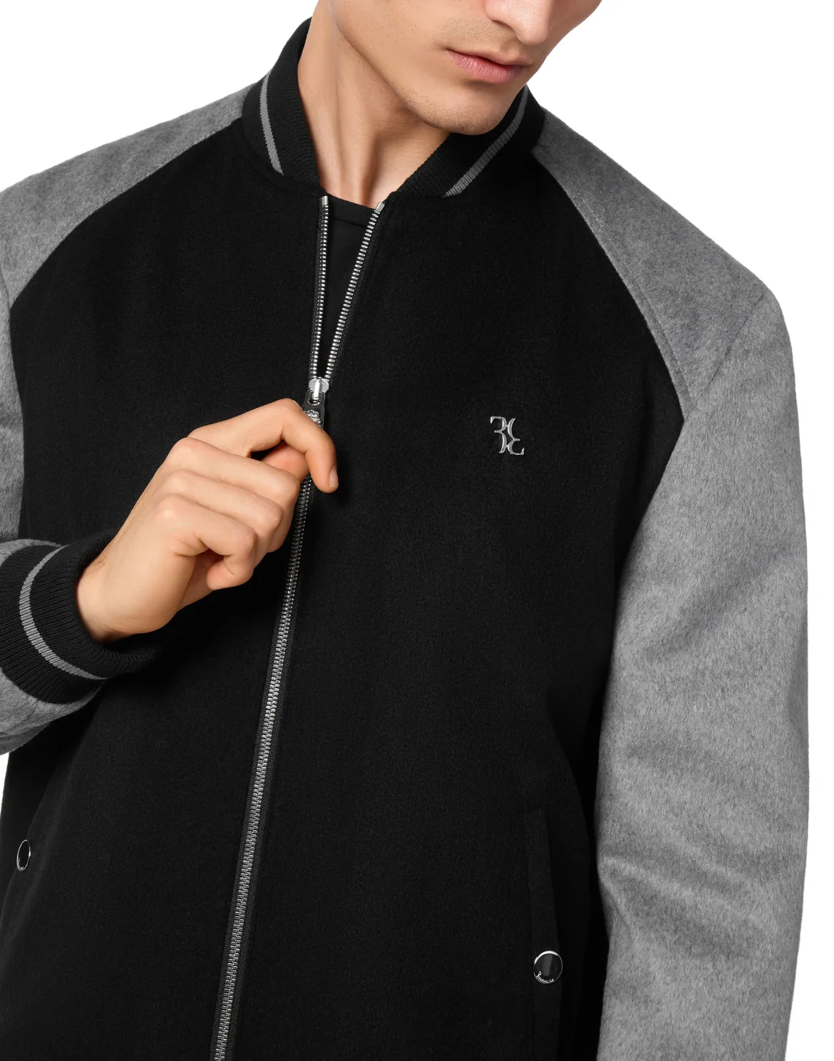 Wool Reglan Bomber, цвет: Черный