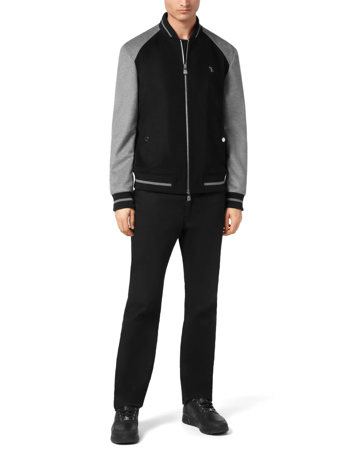 Wool Reglan Bomber, цвет: Черный