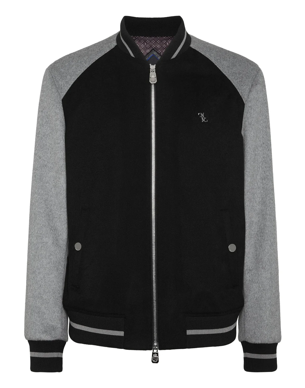 Wool Reglan Bomber, цвет: Черный