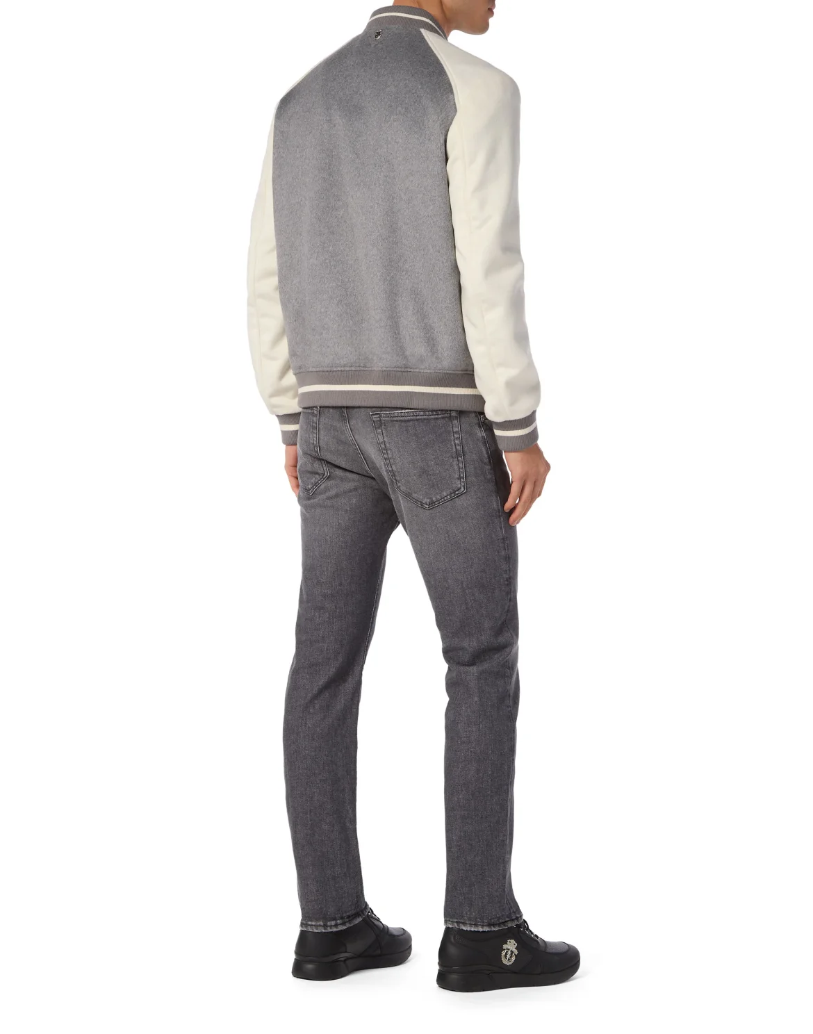 Wool Reglan Bomber, цвет: Серый