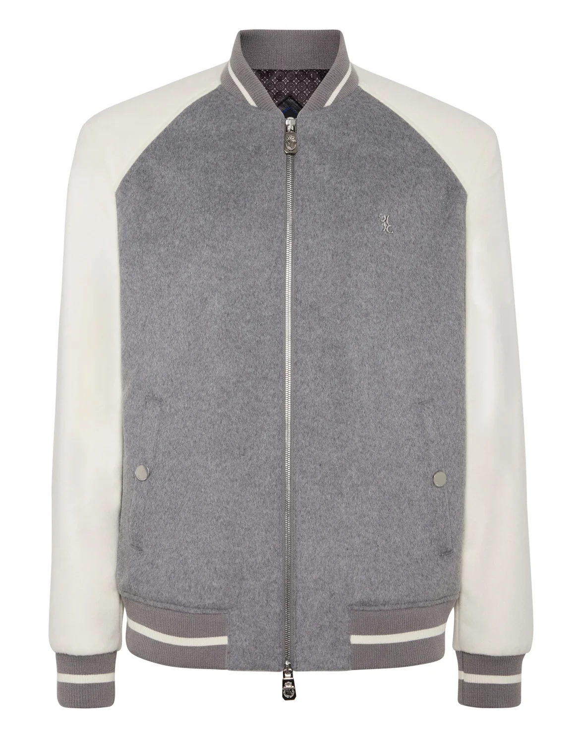 Wool Reglan Bomber, цвет: Серый