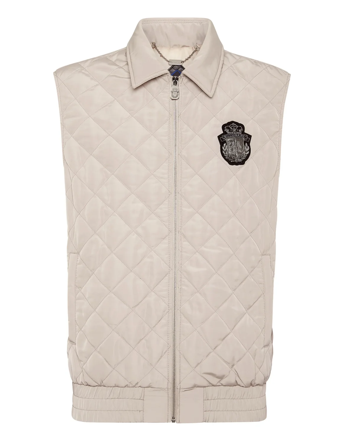 Nylon Quilted Vest, цвет: Бежевый