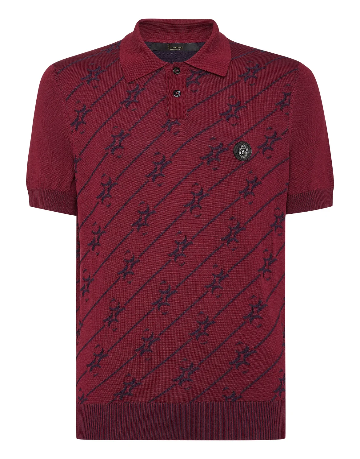 Silk Polo Shirt SS, цвет: Красный