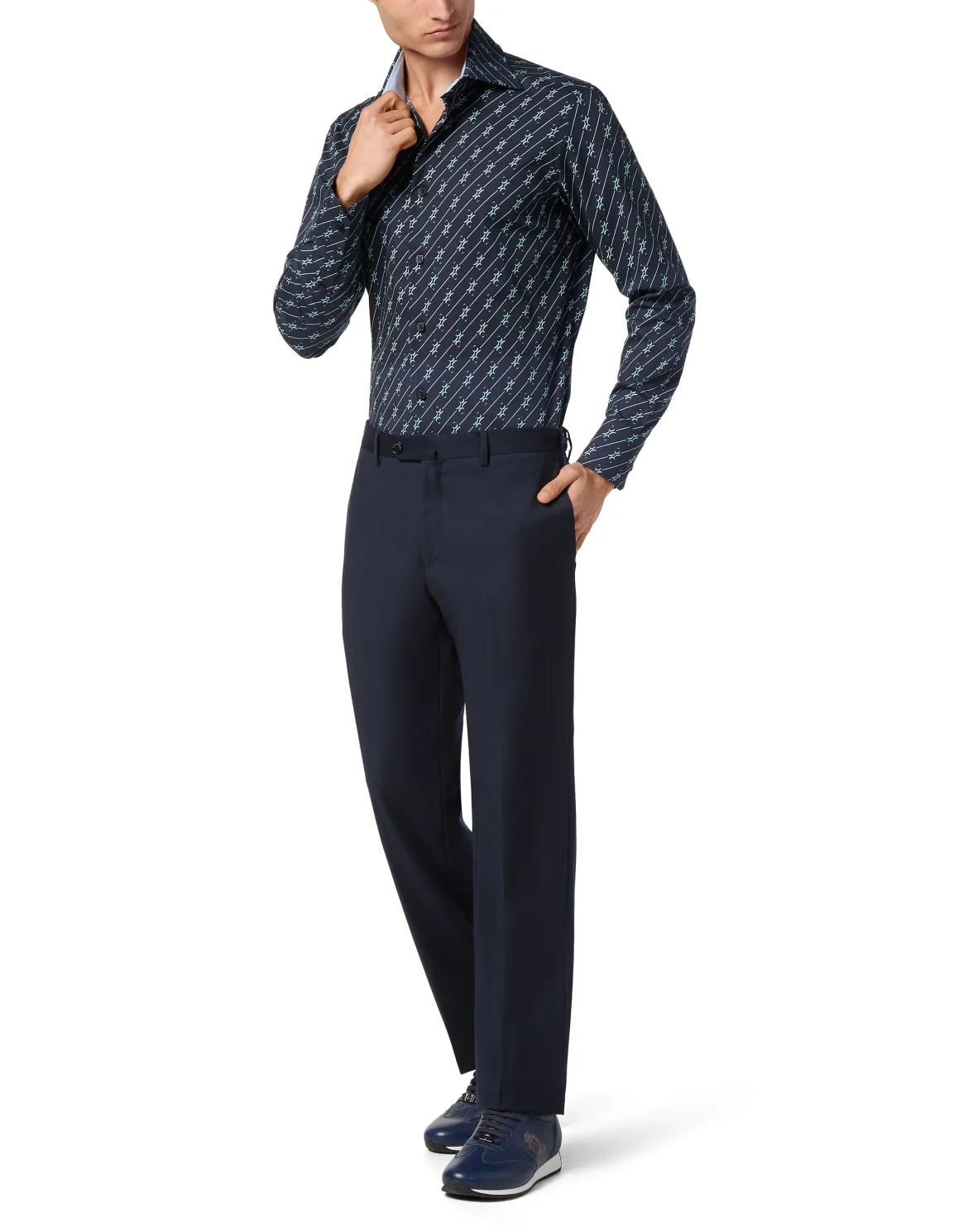 Cotton Shirt, цвет: Синий