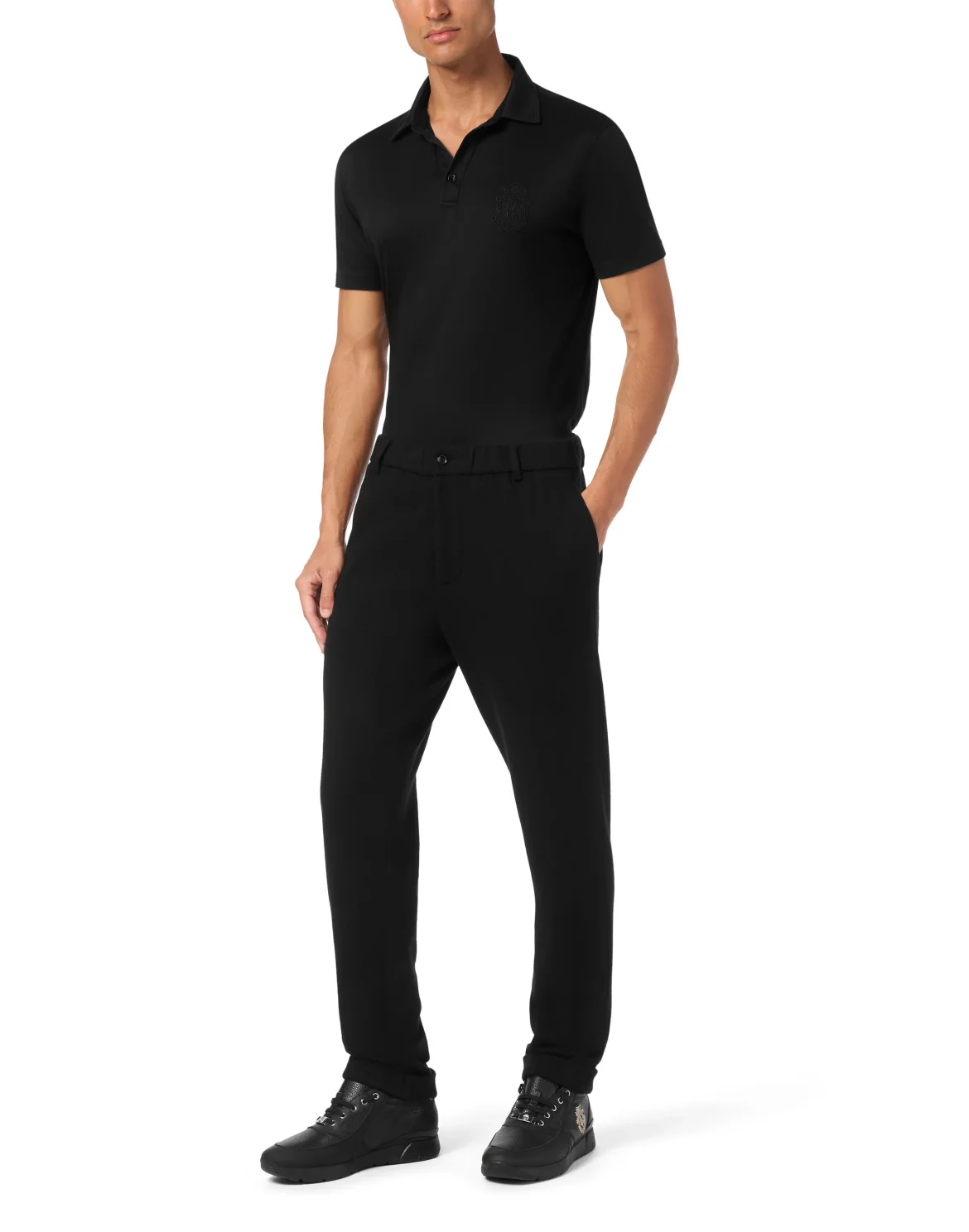 Jogging Fit Trousers, цвет: Черный