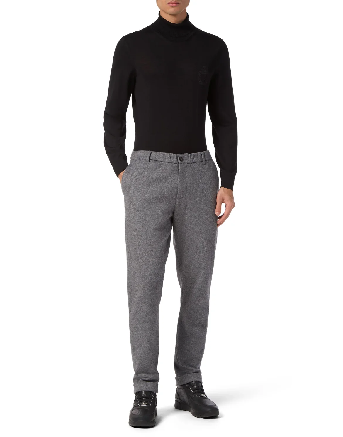 Jogging Fit Trousers, цвет: Серый