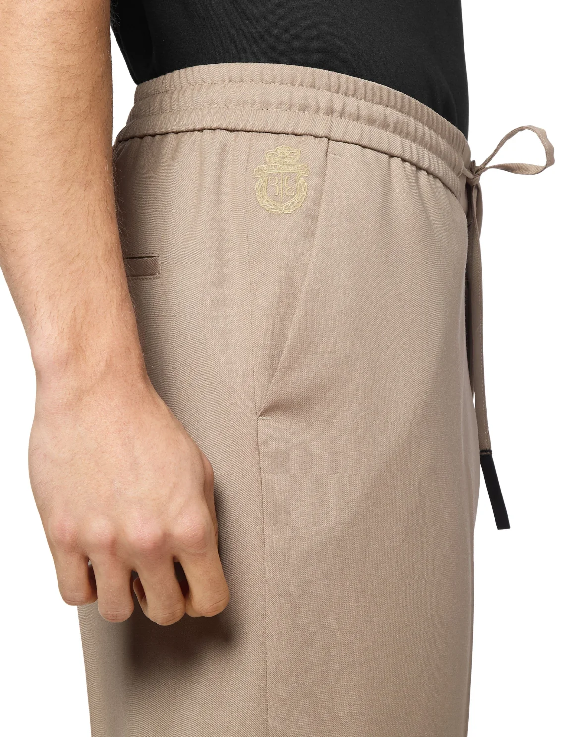 Wool Regular Chinos, цвет: Бежевый