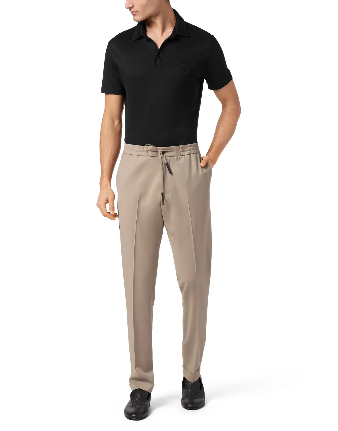 Wool Regular Chinos, цвет: Бежевый