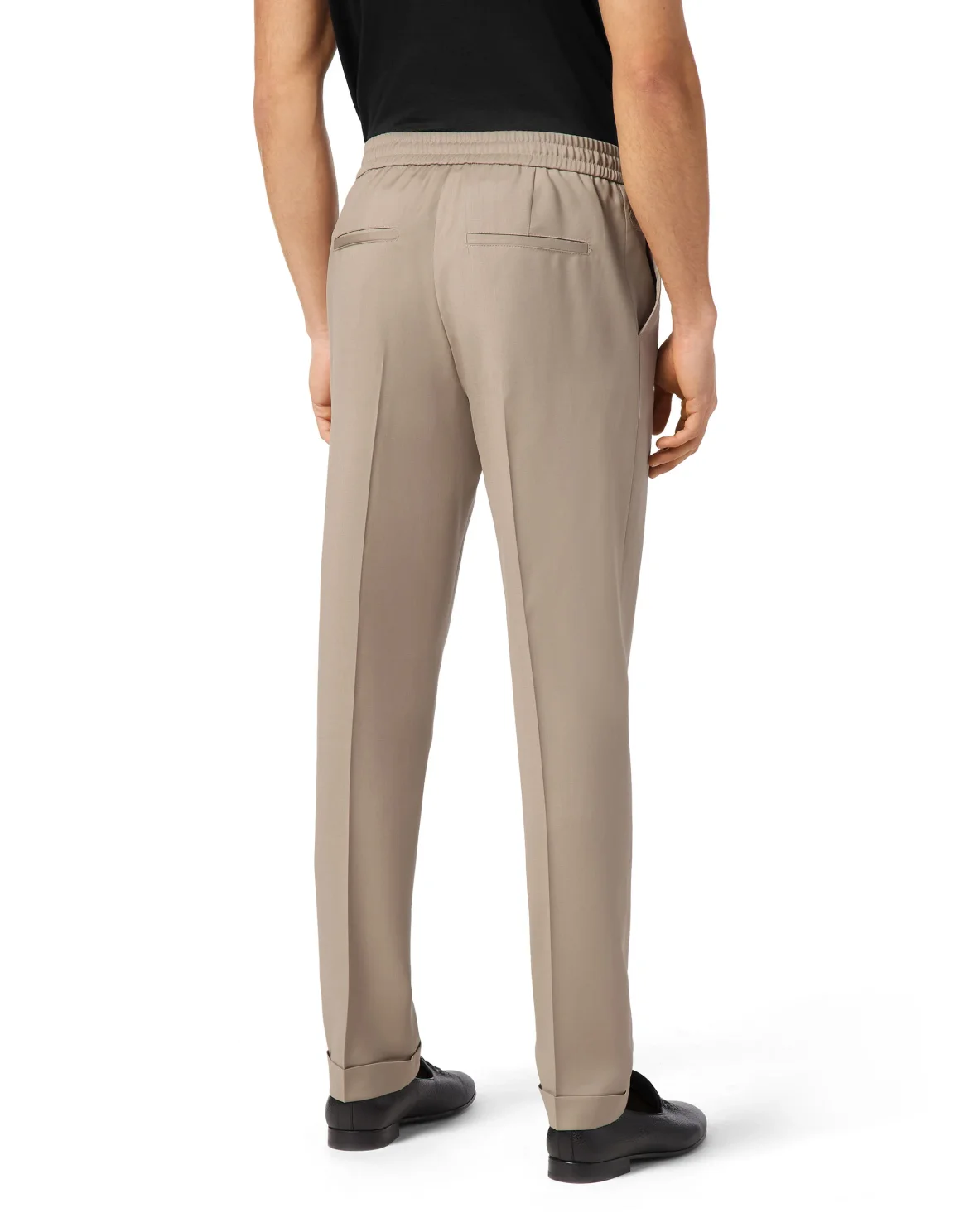 Wool Regular Chinos, цвет: Бежевый