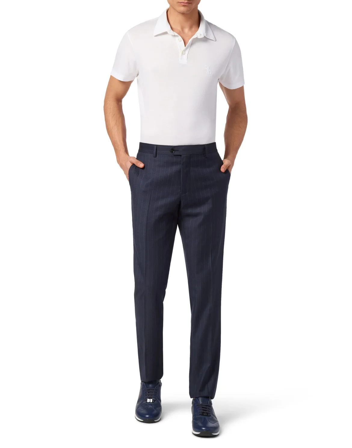Wool Trousers Platinum, цвет: Синий