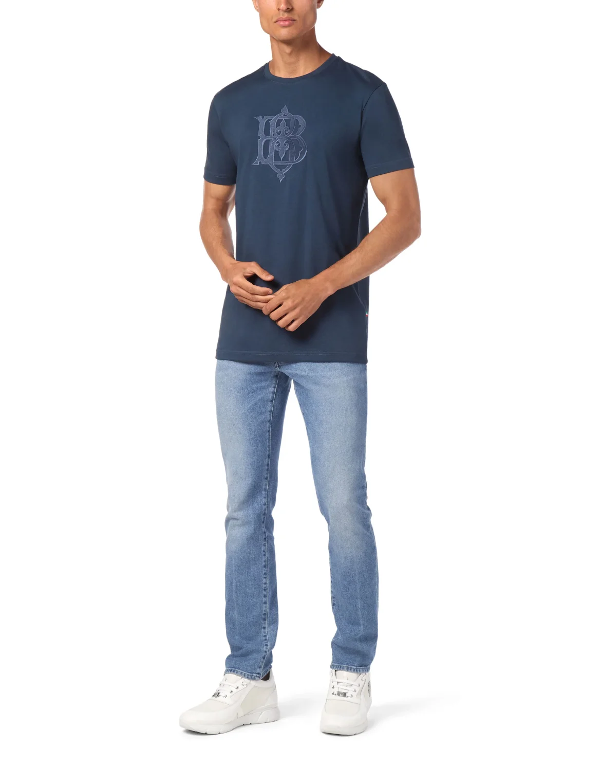 T-shirt Round Neck SS, цвет: Синий