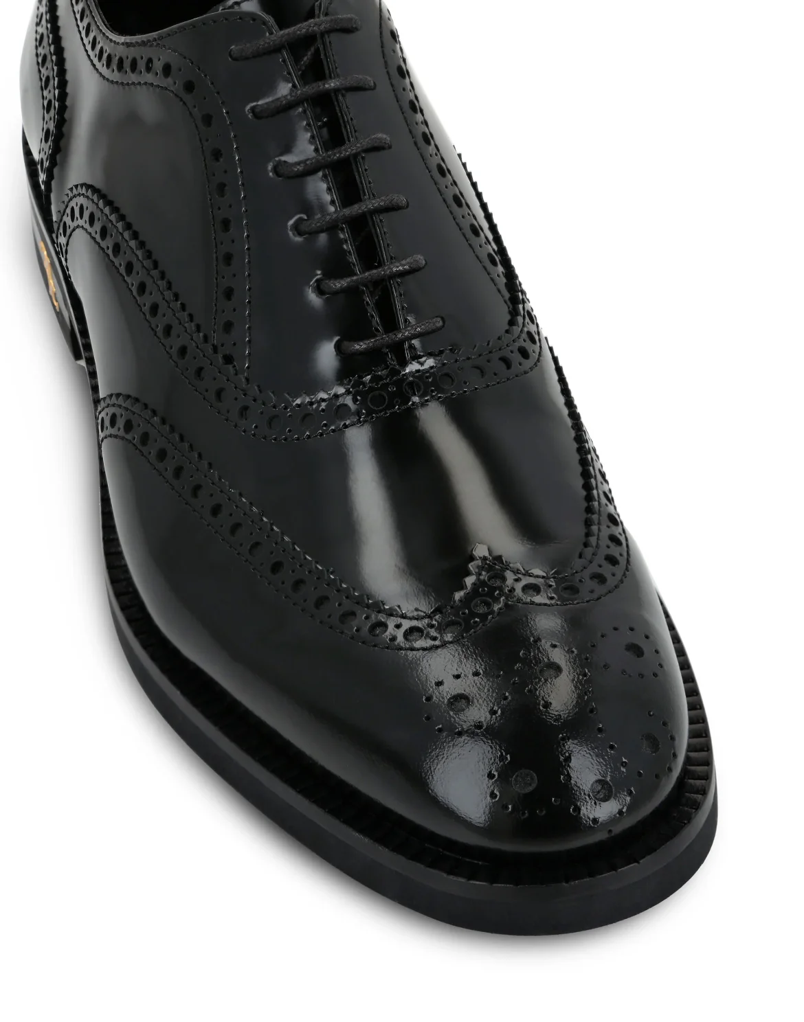 Derby Leather Shoes, цвет: Черный
