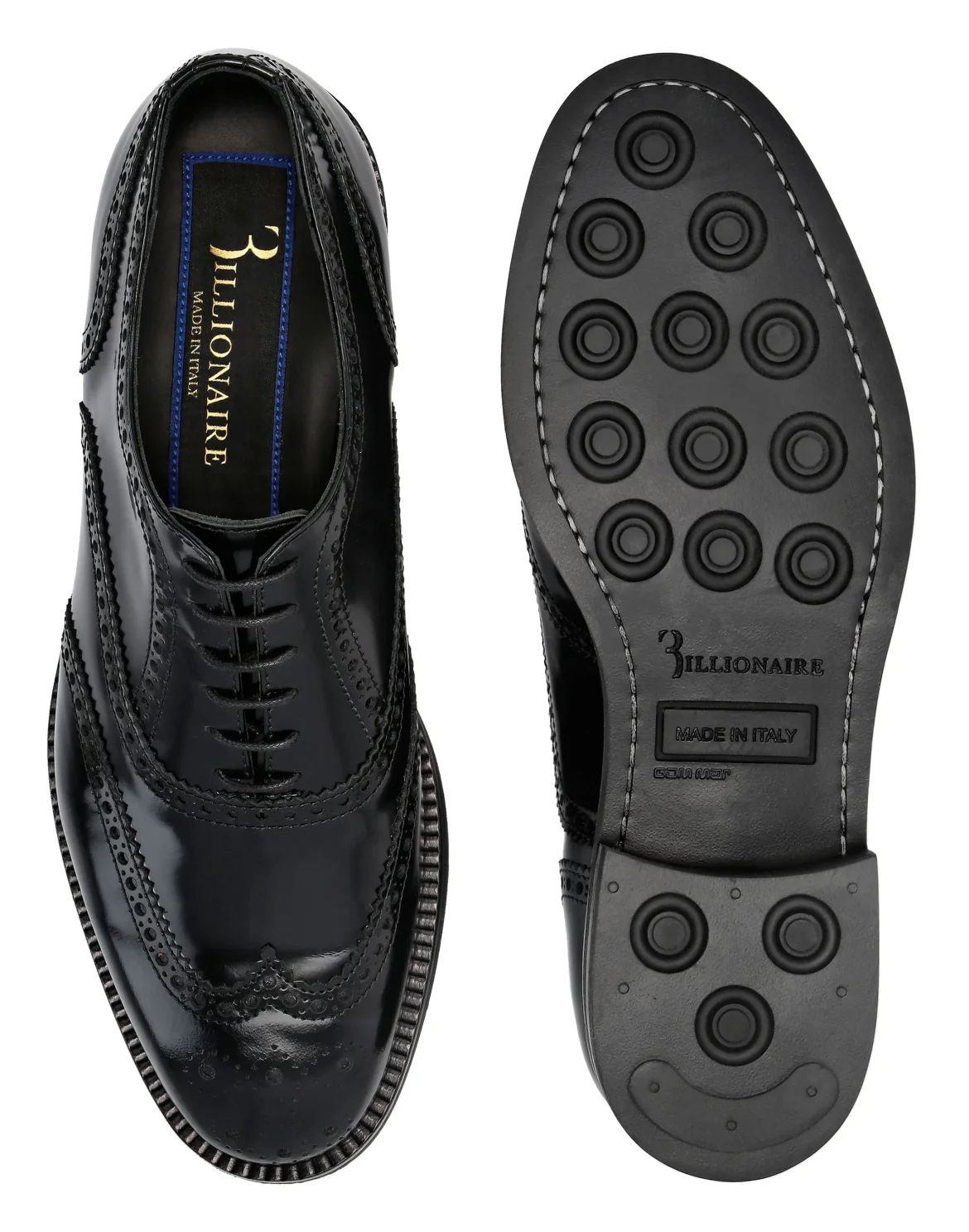 Derby Leather Shoes, цвет: Черный