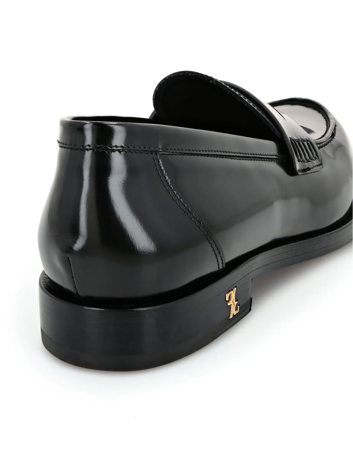 Leather Loafers, цвет: Черный