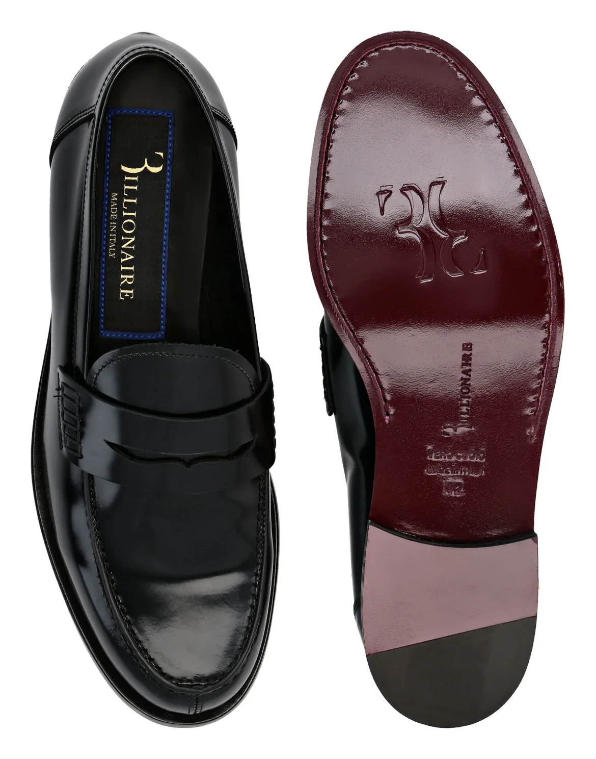 Leather Loafers, цвет: Черный