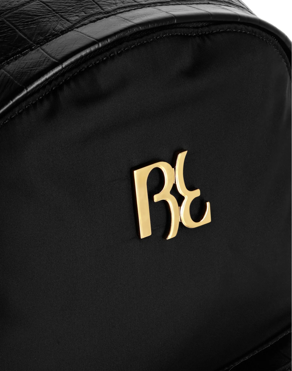 Backpack Nylon + Crocco, цвет: Черный