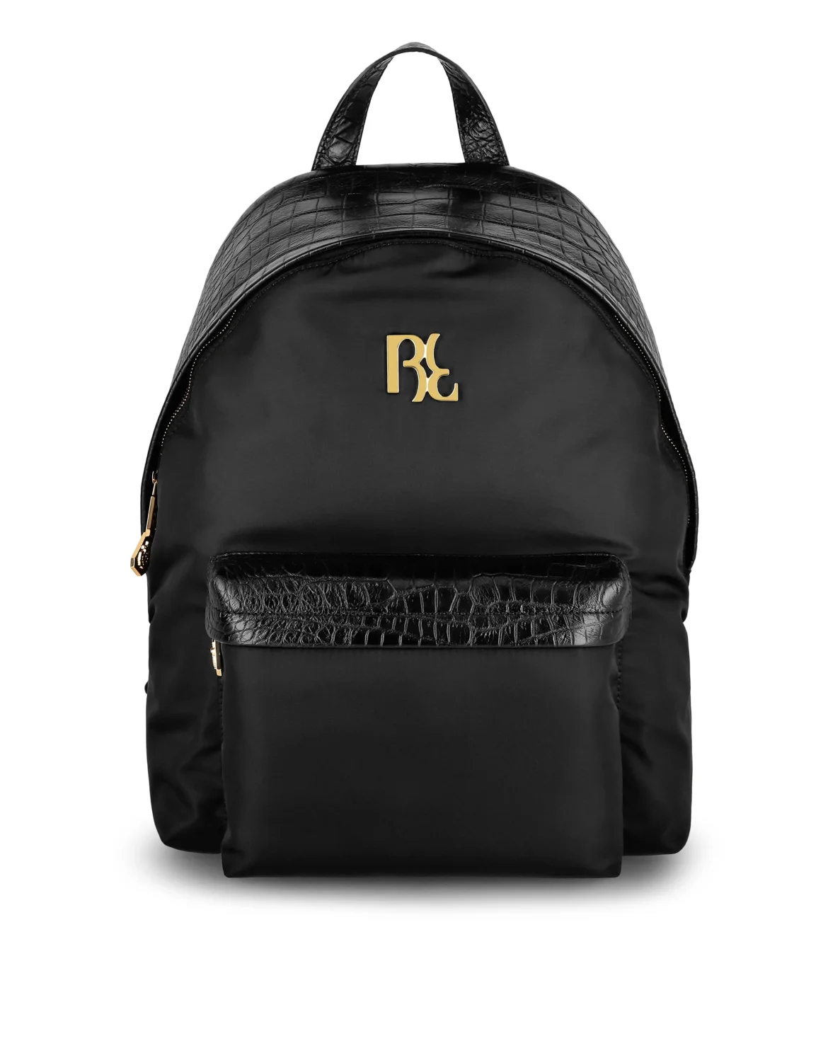 Backpack Nylon + Crocco, цвет: Черный