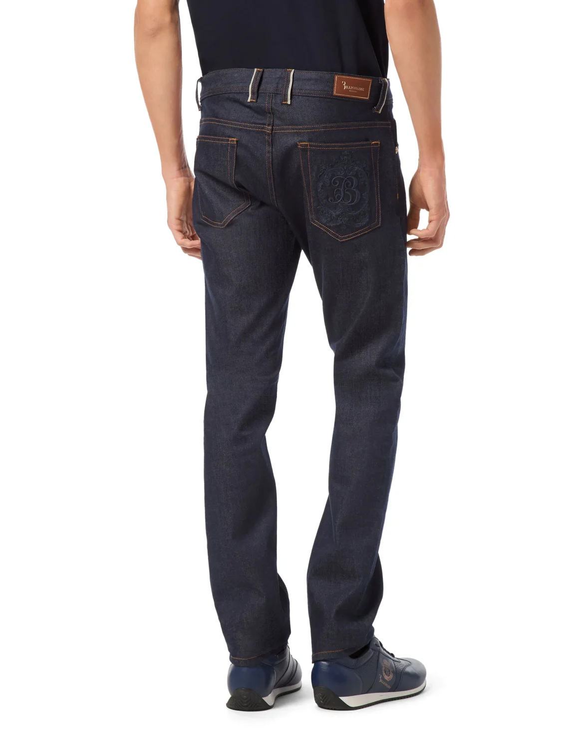 5 Pockets Super Straight Cut Jeans, цвет: Синий