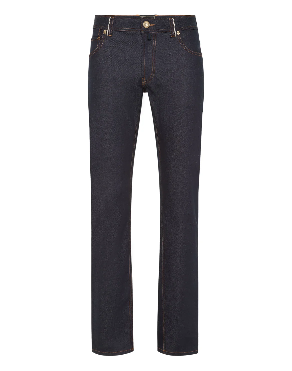 5 Pockets Super Straight Cut Jeans, цвет: Синий