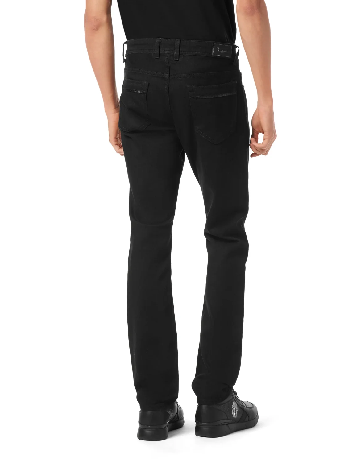 Elaphe 5 Pockets Super Straight Cut Jeans, цвет: Черный