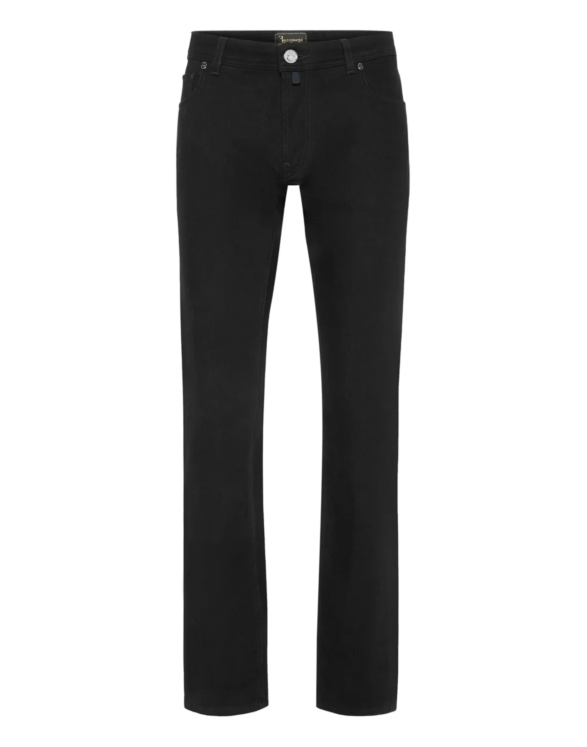 Elaphe 5 Pockets Super Straight Cut Jeans, цвет: Черный