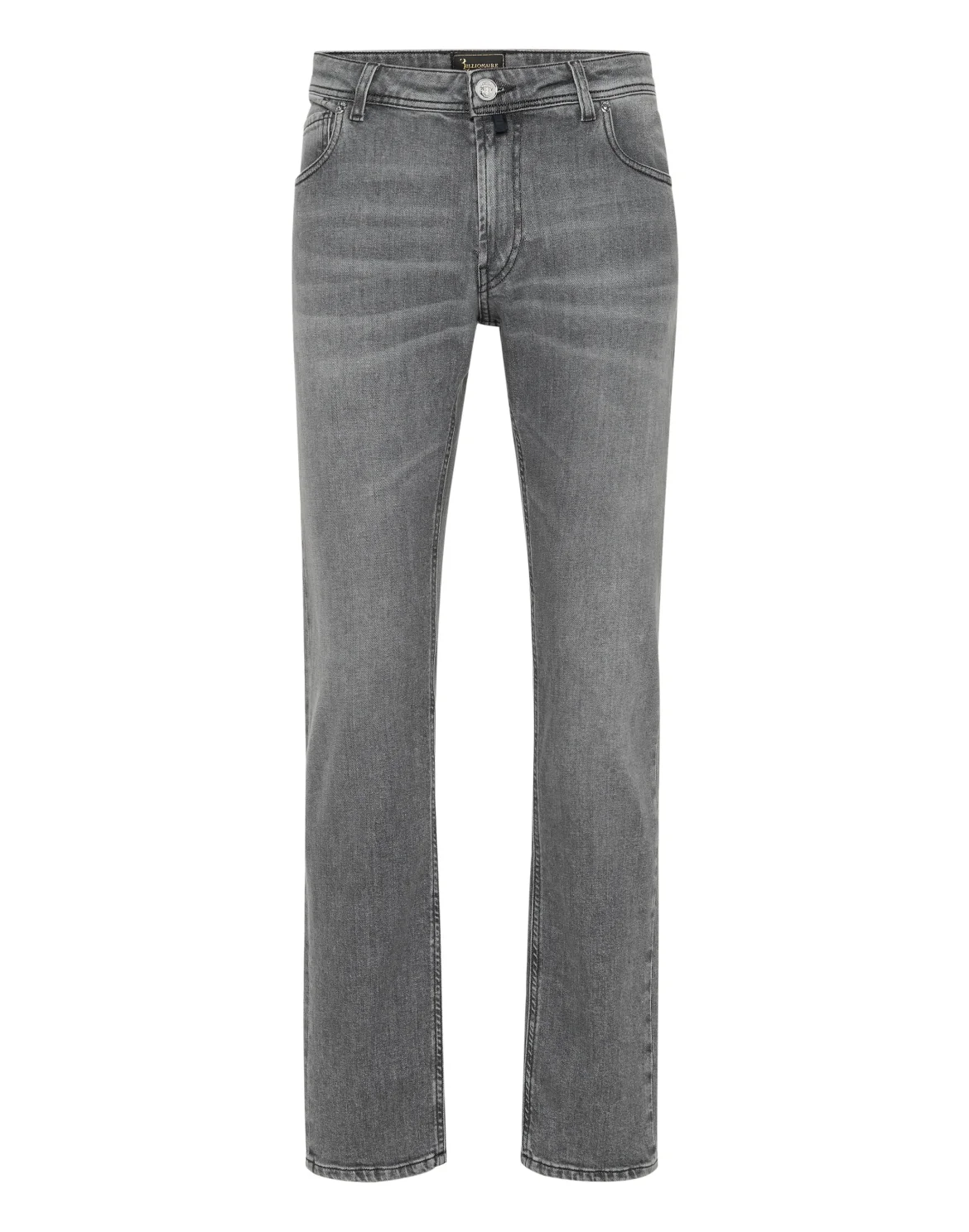 Elaphe 5 Pockets Super Straight Cut Jeans, цвет: Серый
